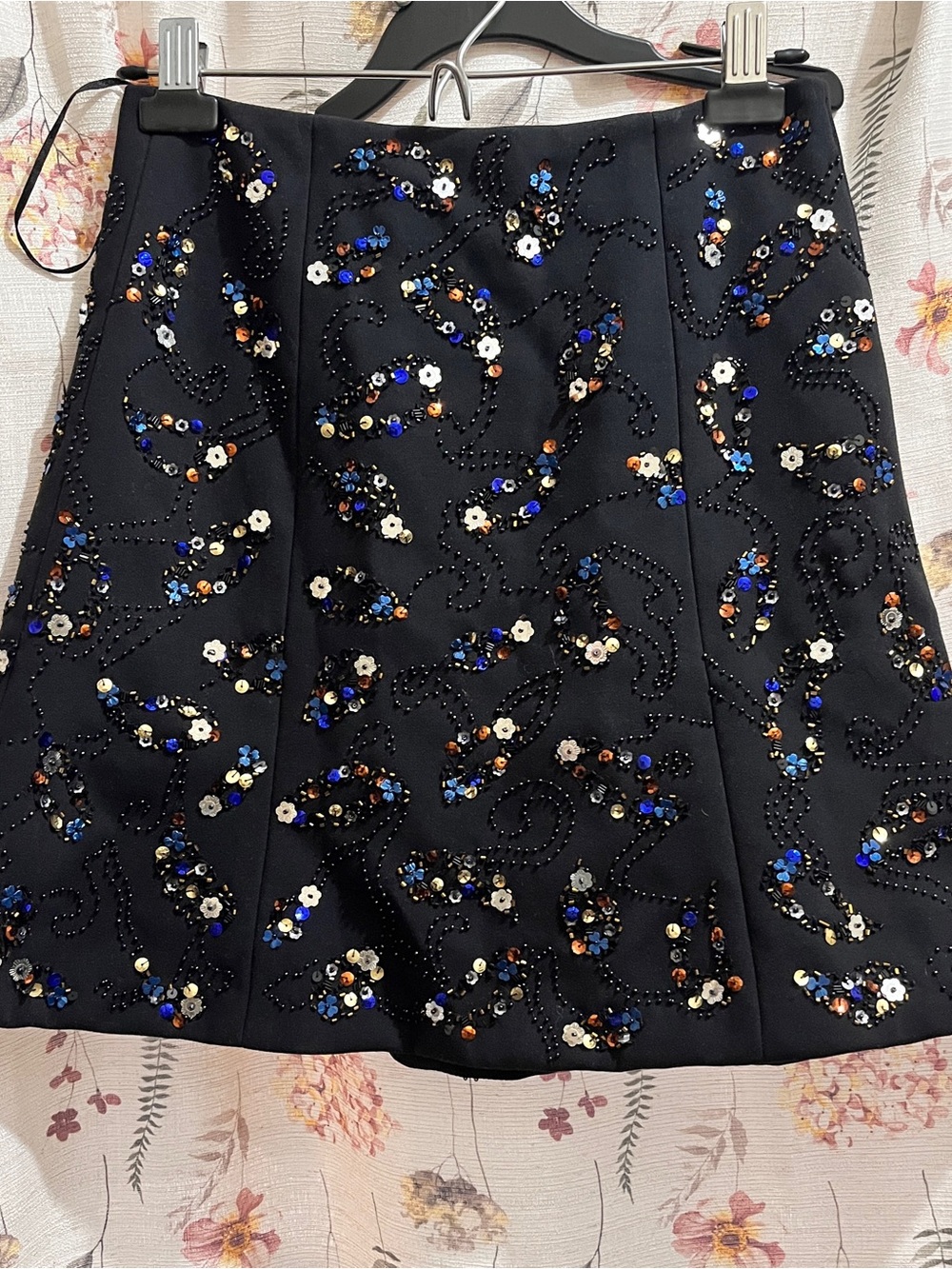Club Monaco Black Embellished Dress